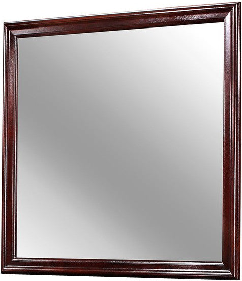 NIMES Cherry 57" x 71" Height Dresser & Mirror