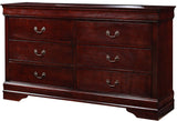 NIMES Cherry 58.3" Wide Dresser