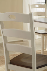 NIRVANA White 18" Wide Dining Chair