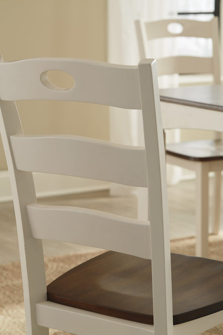 NIRVANA White 18" Wide Dining Chair