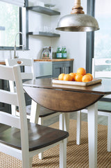 NIRVANA White 5 Piece Dining Set