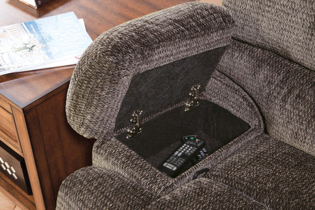 Novena Hidden Storage Reclining Sofa