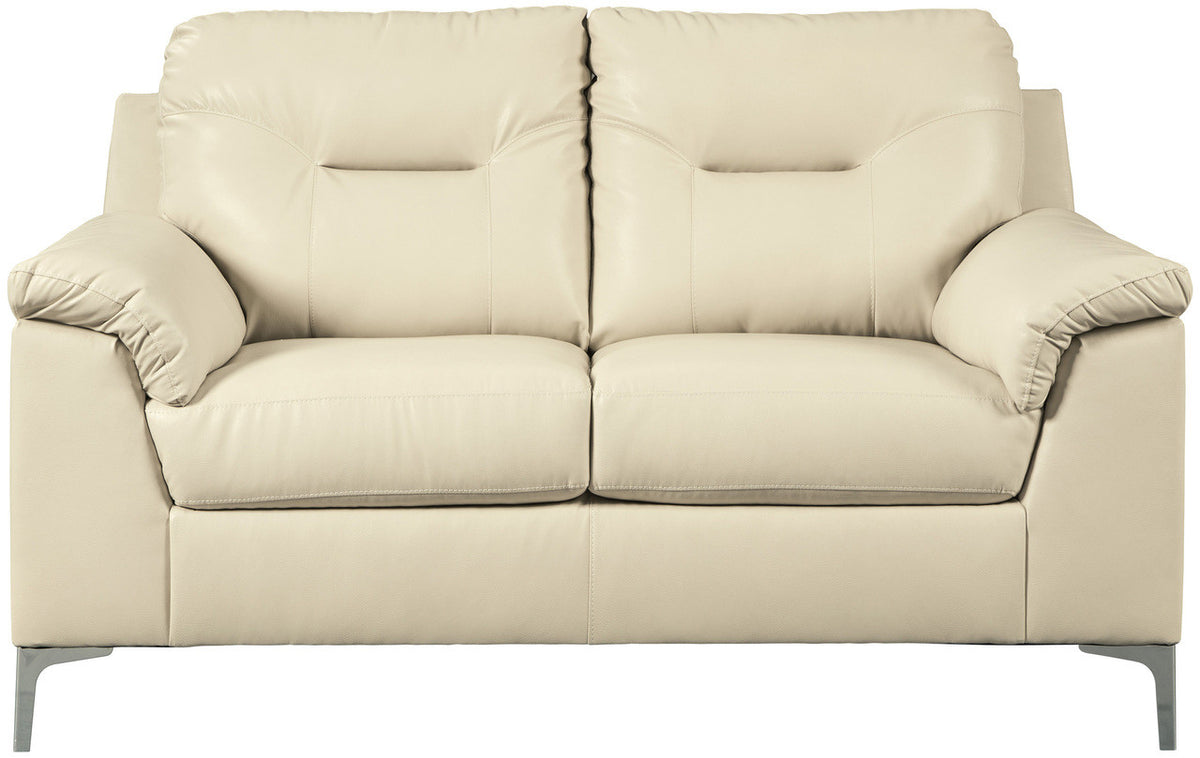 Naya Cream 65" Wide Loveseat