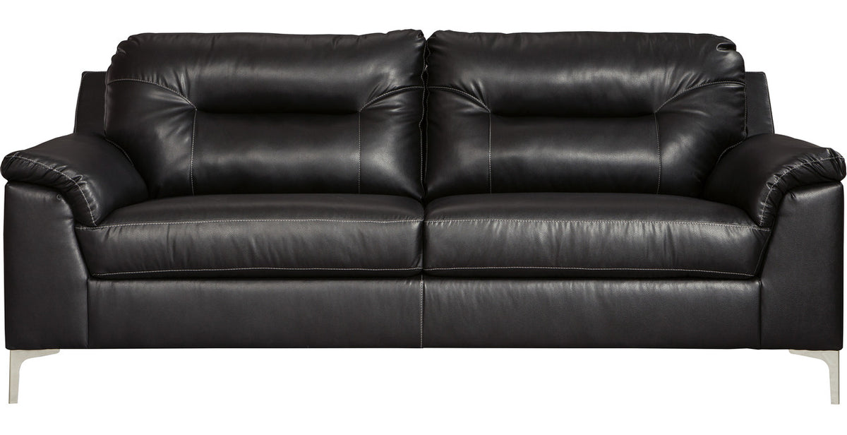 Naya Black 89" Wide Sofa