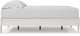 OFELIA White Platform Bed (RTA)