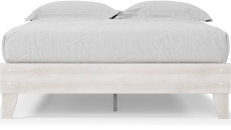 OFELIA White Platform Bedroom (RTA)