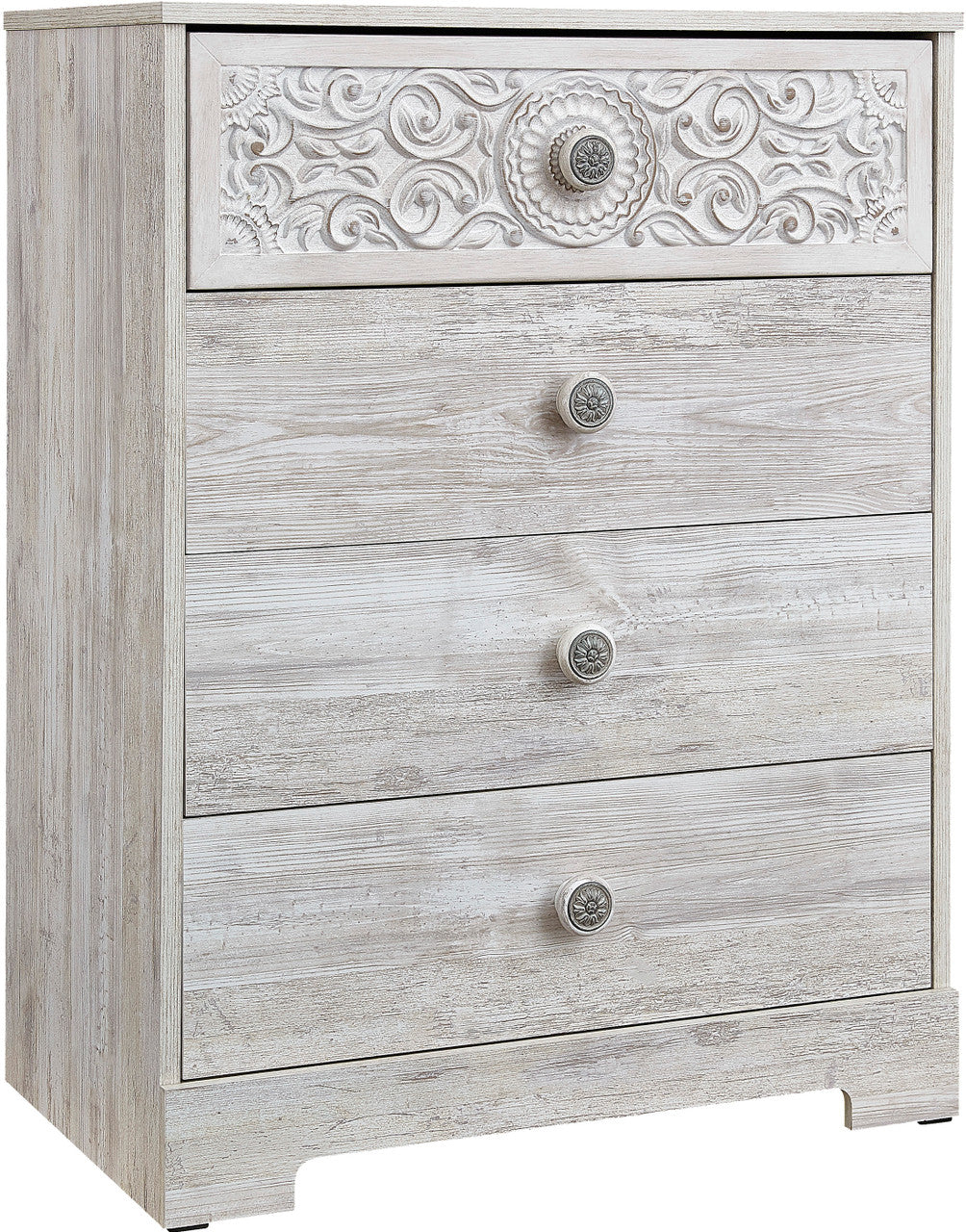 OFELIA White Platform Bedroom (RTA)