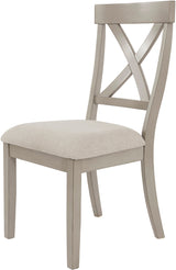 OMEKO Light Gray 7 Piece Dining Set