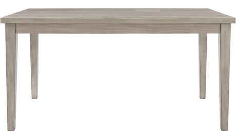 OMEKO Light Gray 60" Wide Dining Table