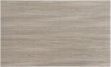 OMEKO Light Gray 60" Wide Dining Table