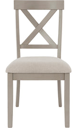 OMEKO Light Gray 20" Wide Dining Chair