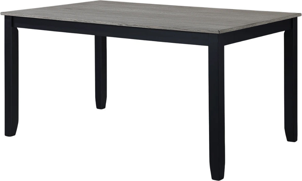 ORBAN Black & Gray 7 Piece Dining Set