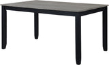 ORBAN Black & Gray 7 Piece Dining Set