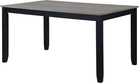 ORBAN Black & Gray 7 Piece Dining Set