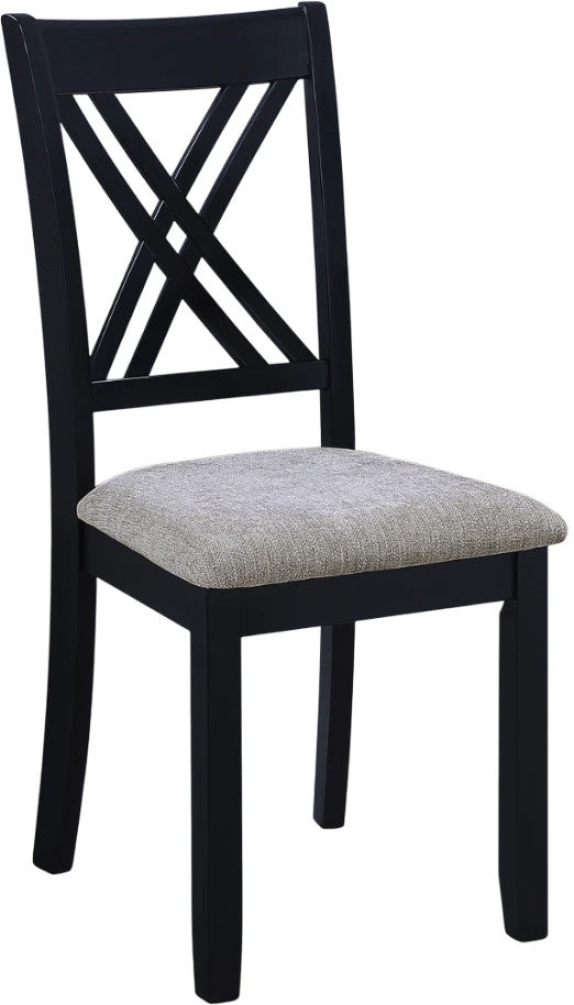 ORBAN Black & Gray 7 Piece Dining Set