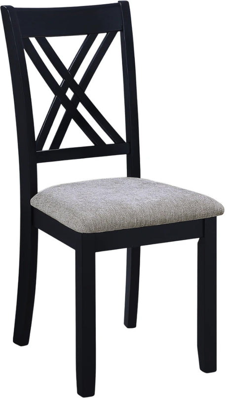 ORBAN Black & Gray 7 Piece Dining Set