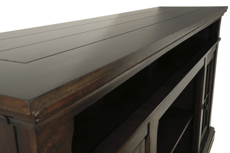 OXFORD Dark Brown 72" Wide x 40" Height Fireplace with Marble