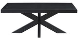OAKLEY Espresso Black 48" x 28" Coffee Table
