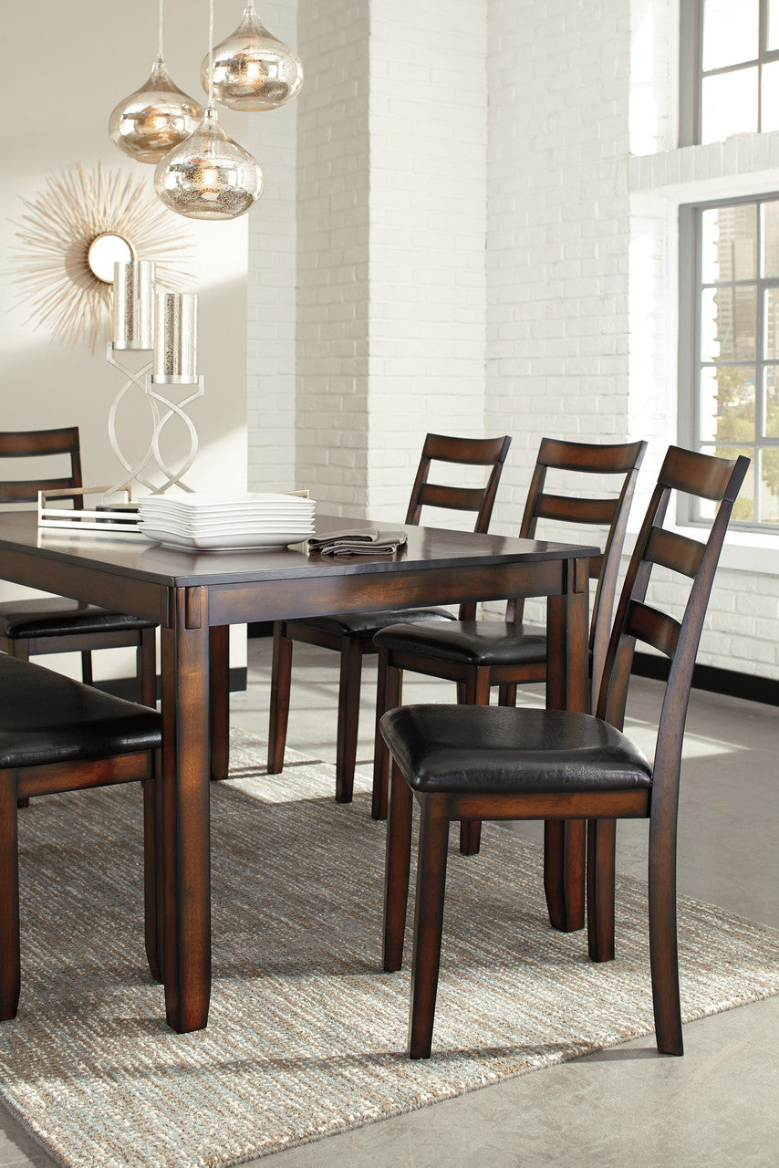 OLSEN Brown 6 Piece Dining Set