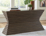 PAXTON Dark Brown 72 Inch Sofa Table