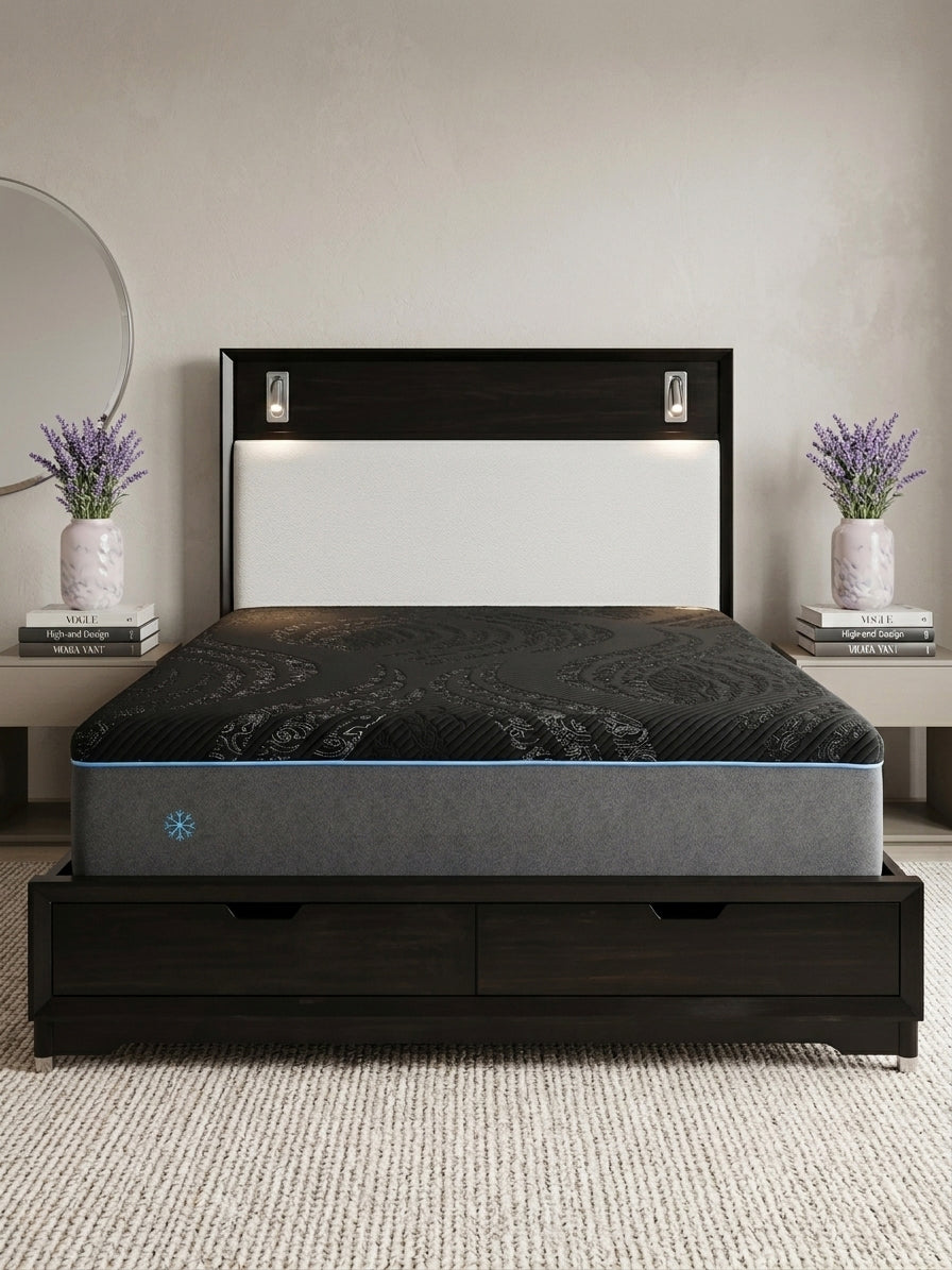 PEDICMAX Black 12.5" Extra-Firm Orthopedic Luxury Mattress