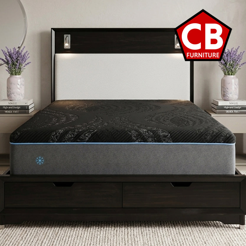 PEDICMAX Black 12.5" Extra-Firm Orthopedic Luxury Mattress