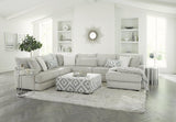 PERSEFONE Gray 139" Wide x 112" Depth Modular Sectional