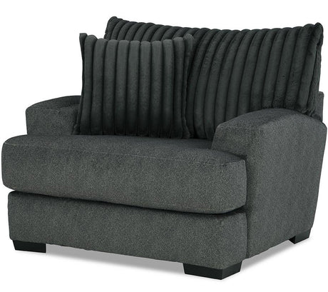 PERSEFONE Dark Gray Chenille 48" Wide x 39" Height Chair
