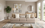 PERSEFONE Light Brown Chenille 98" Wide x 39" Height Sofa