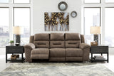 PERSES Oak Reclining Sofa & Loveseat