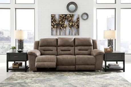 PERSES Oak Reclining Sofa & Loveseat