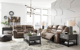 PERSES Oak Reclining Sofa & Loveseat