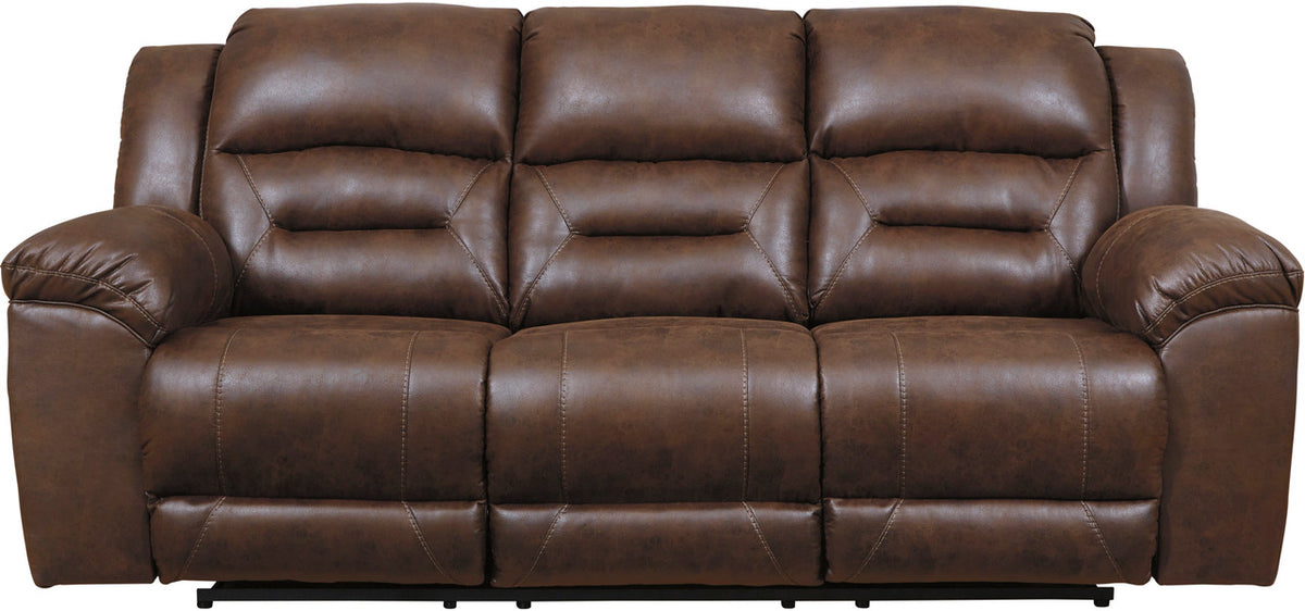 PERSES Coffee Reclining Sofa & Loveseat