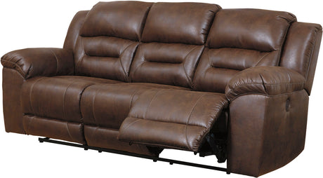 PERSES Coffee Reclining Sofa & Loveseat