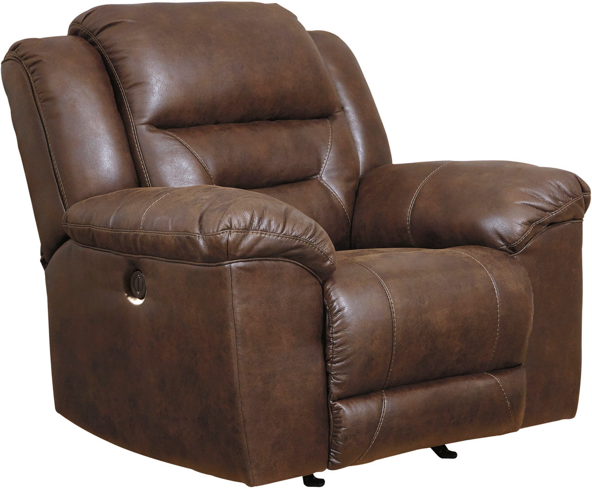 PERSES Coffee 43" Wide Rocker Recliner