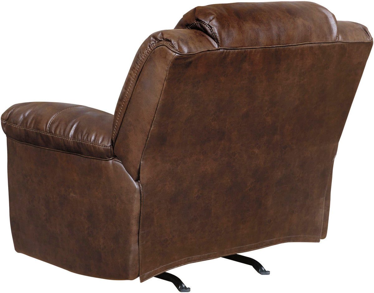 PERSES Coffee 43" Wide Rocker Recliner