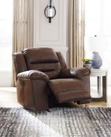 PERSES Coffee 43" Wide Rocker Recliner