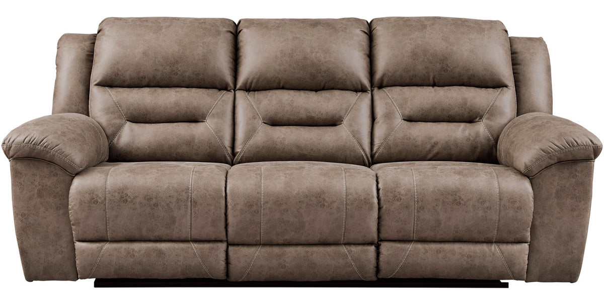 PERSES Oak Reclining Sofa & Loveseat