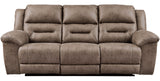PERSES Oak Reclining Sofa & Loveseat