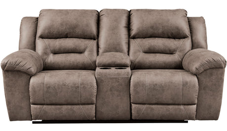 PERSES Oak Reclining Sofa & Loveseat
