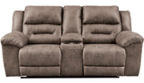 PERSES Oak 82" Wide Reclining Loveseat