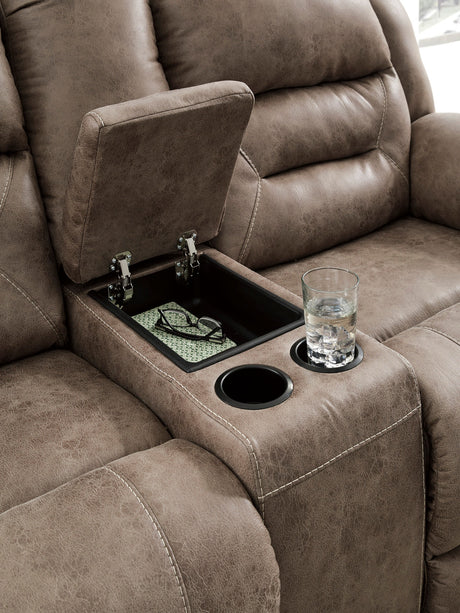PERSES Oak Reclining Sofa & Loveseat