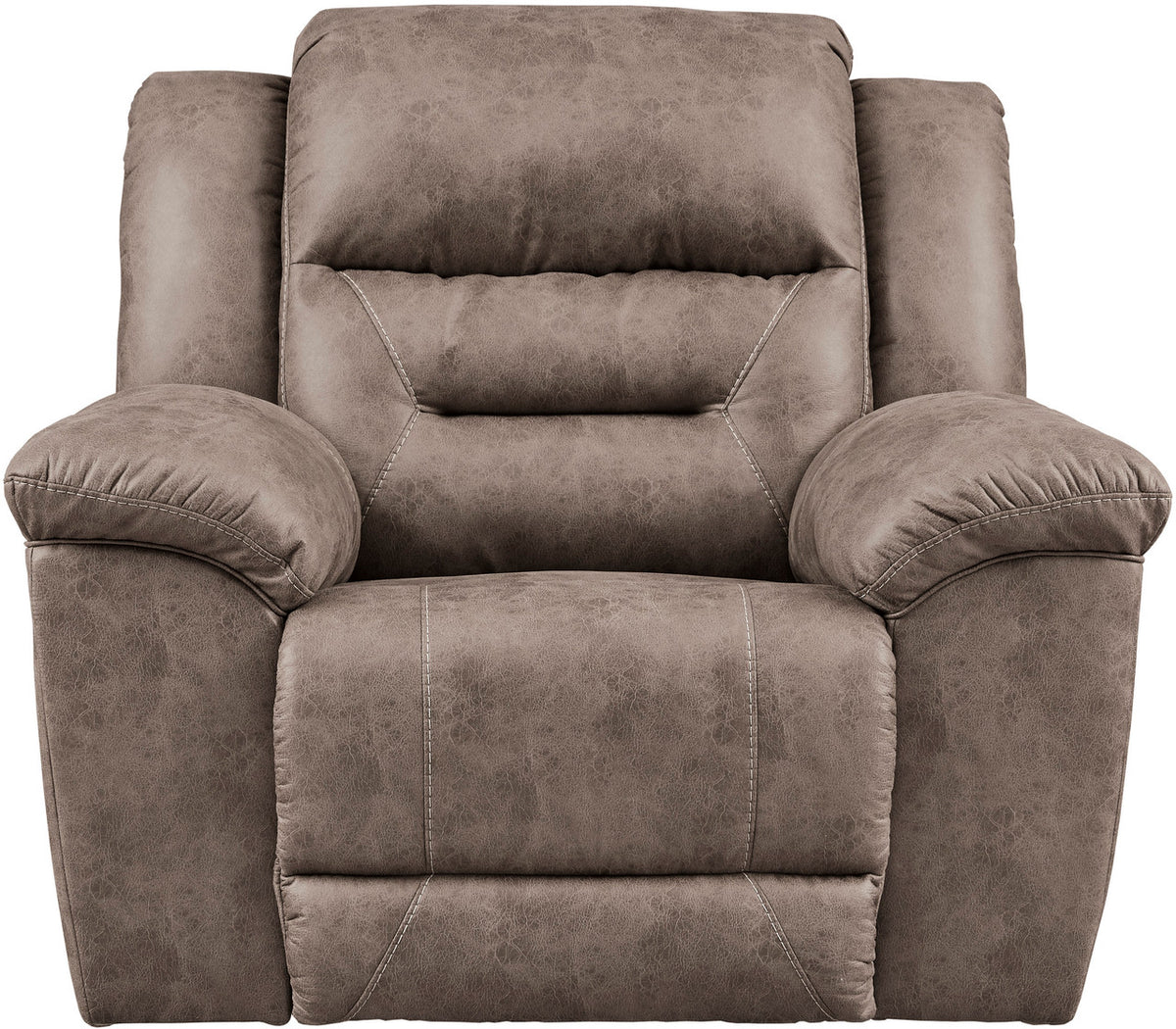 PERSES Oak 43" Wide Rocker Recliner