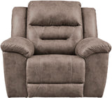 PERSES Oak 43" Wide Rocker Recliner