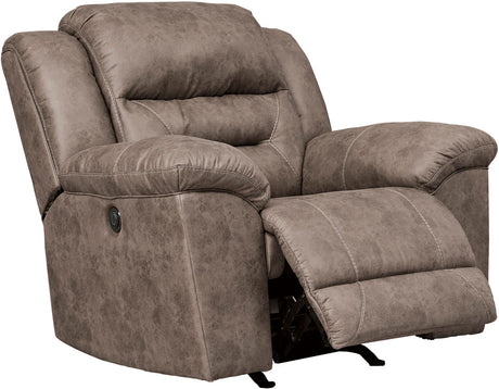 PERSES Oak 43" Wide Rocker Recliner