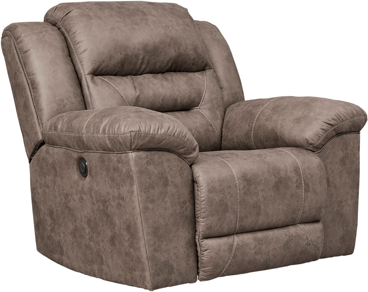 PERSES Oak 43" Wide Rocker Recliner