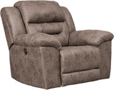PERSES Oak 43" Wide Rocker Recliner