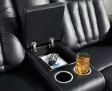 PHANTOM Power Reclining Sofa & Loveseat with LED Lighting