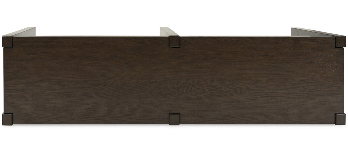PIERCE Dark Brown 65 Inch Sofa Table