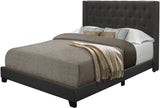 POLINA Dark Gray 50" Tall Tufted Bed